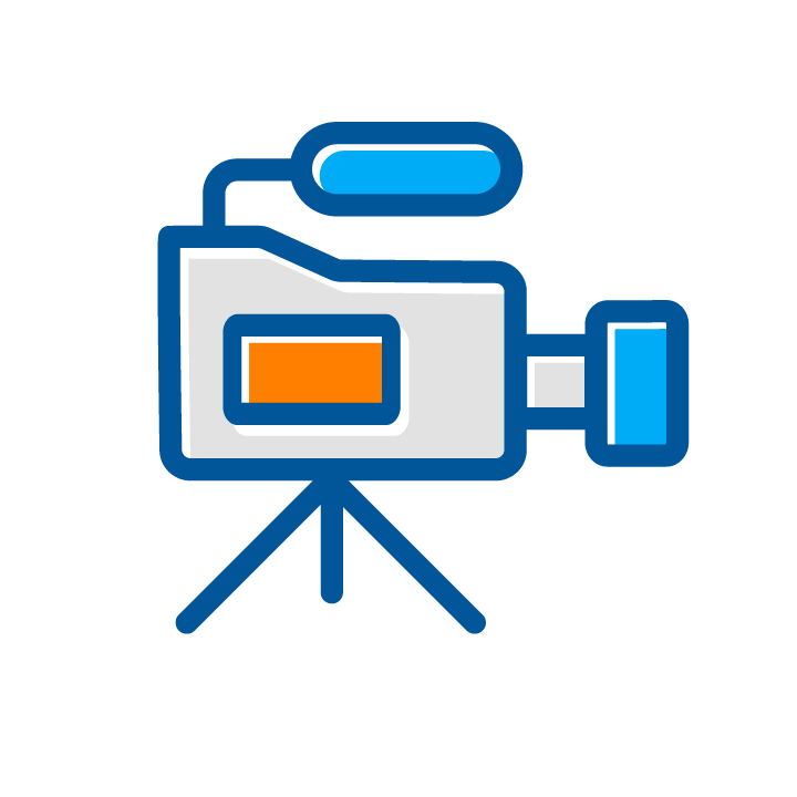 Icon of a film camera