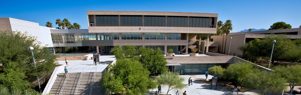 An aerial image of west campus