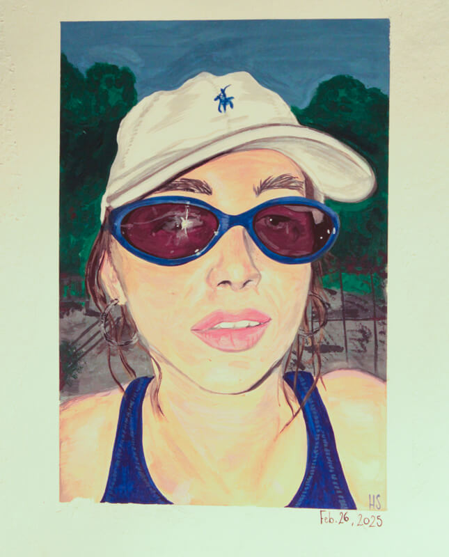 A portrait painted by Hannah