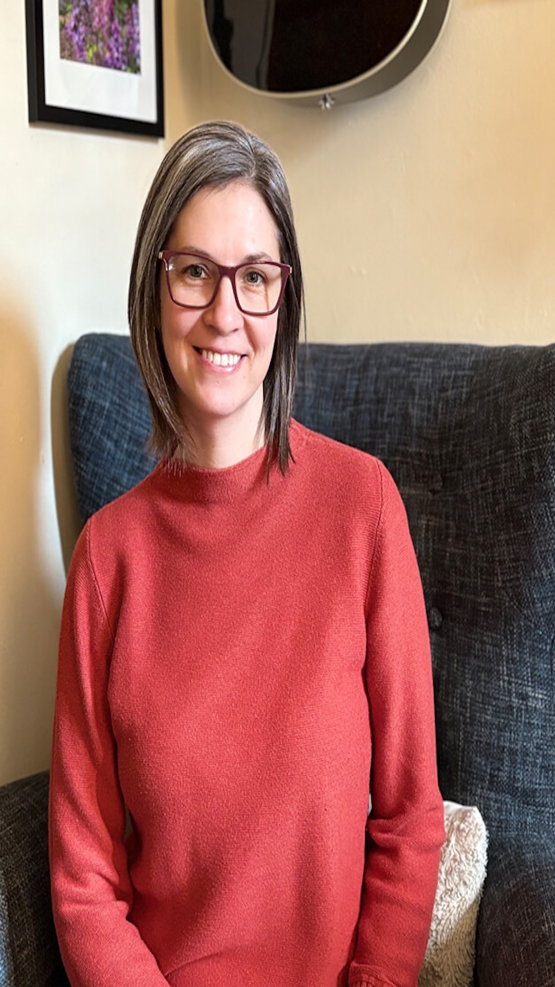 Trynia poses for the camera.