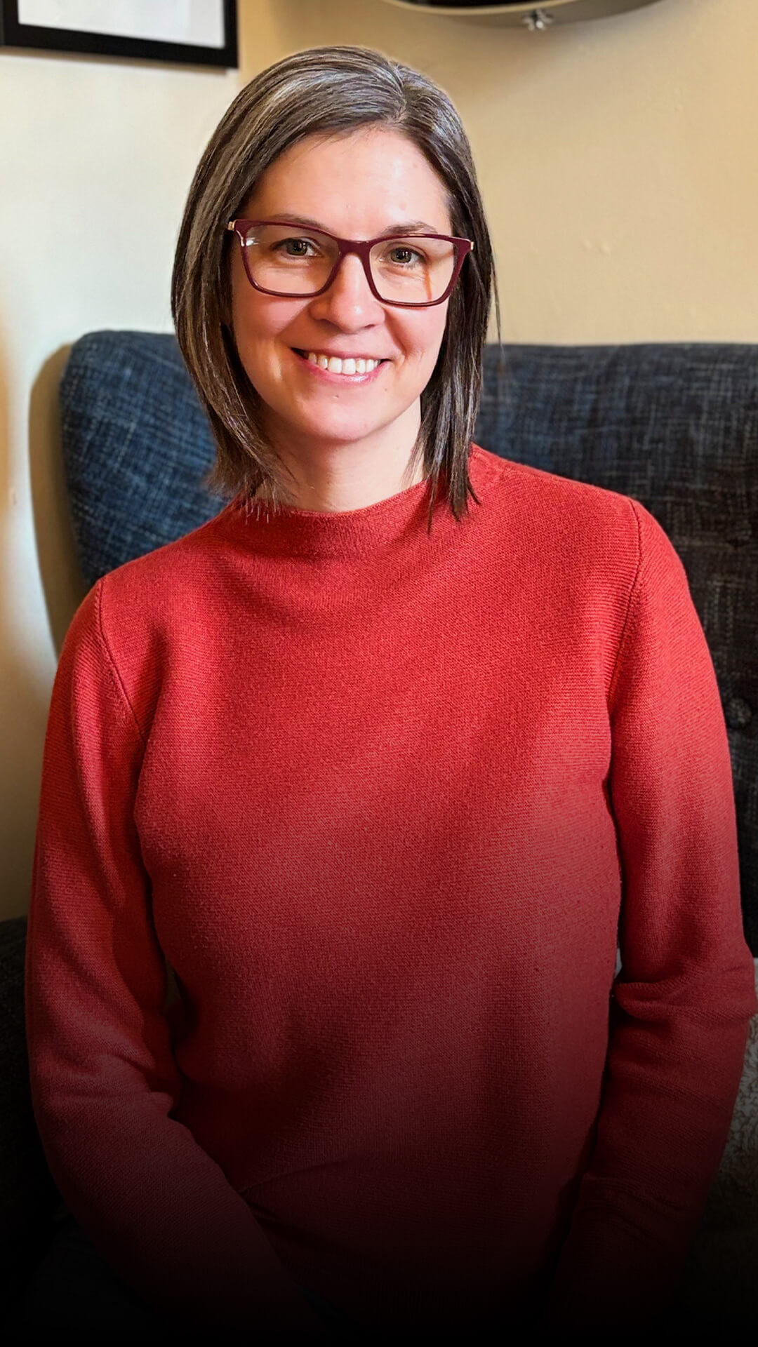 Trynia poses for the camera.