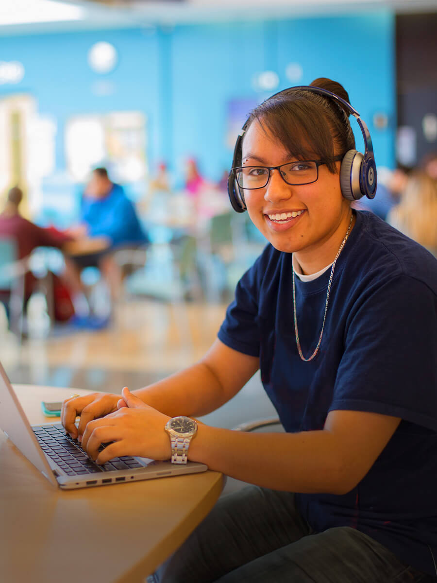 Student in classroom at El Pueblo Center