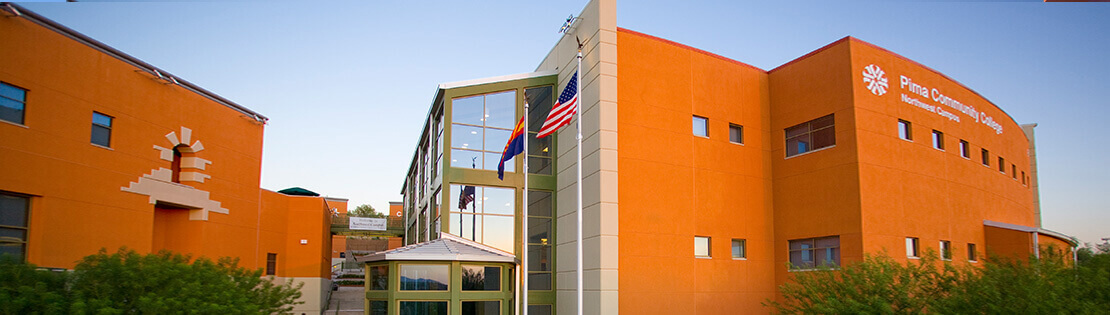 An aerial shot of Pima's Northwest Campus